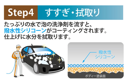 撥水あわコート施工Step4